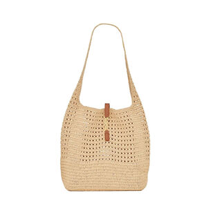 Raffia Hobo Bag