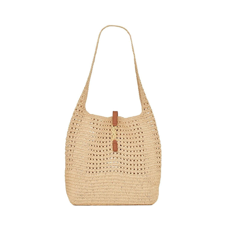 Raffia Hobo Bag image number null