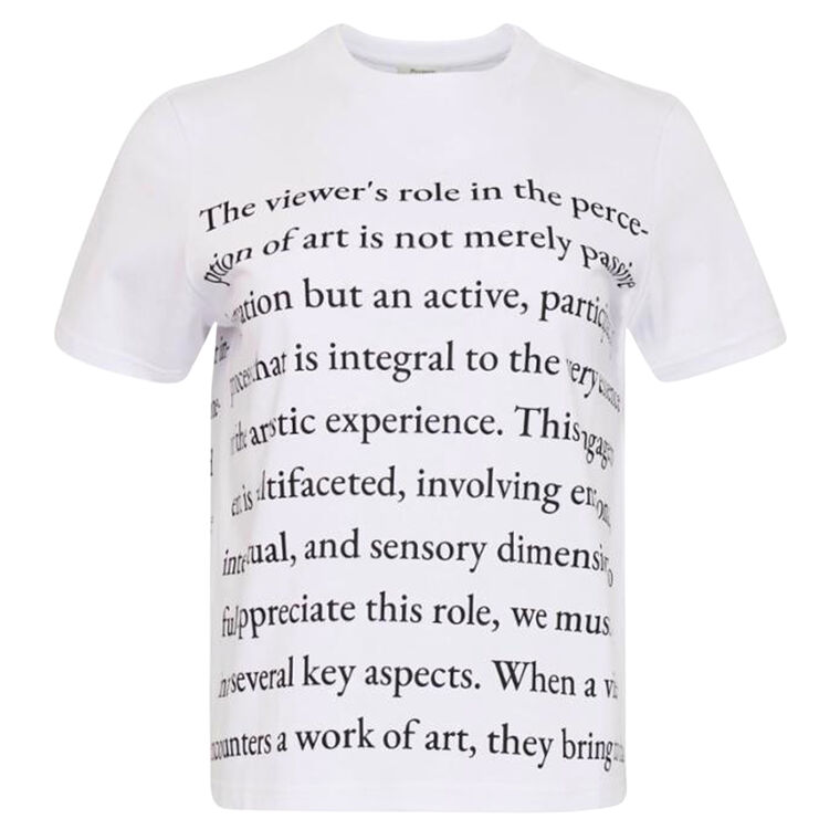Text Print Graphic Short Sleeve T-Shirt image number null