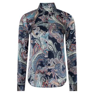 Tyler Long Sleeve Silk Blouse