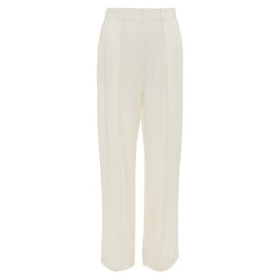 Satin High Rise Wide Leg Trouser