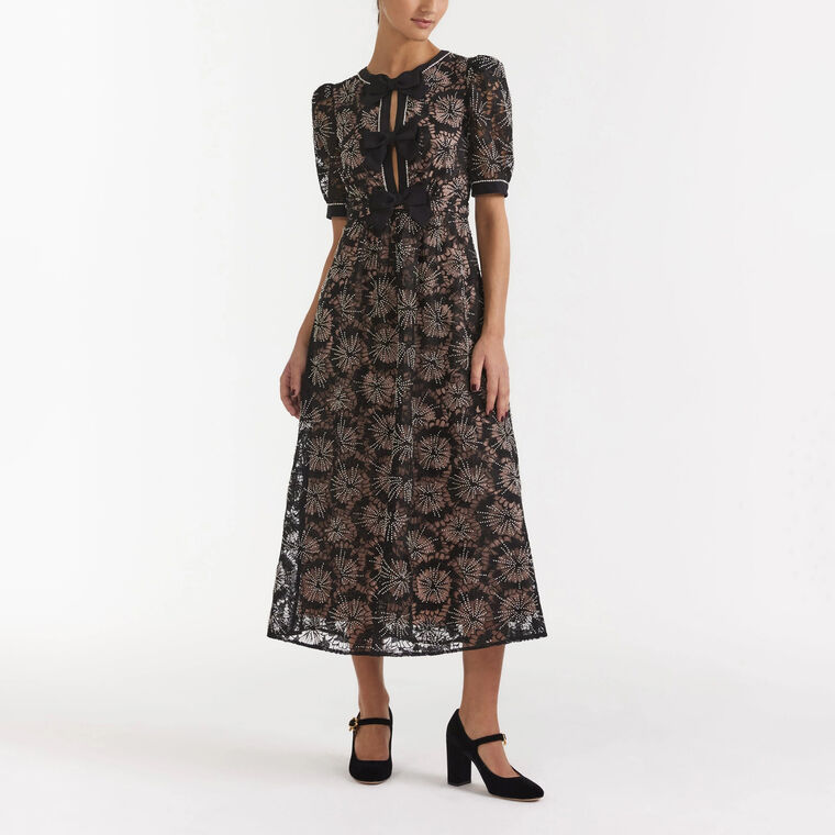 Jamie C Embellishment Bows Dress image number null