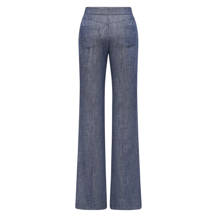 Tonne High Rise Denim Flare Trouser image number null