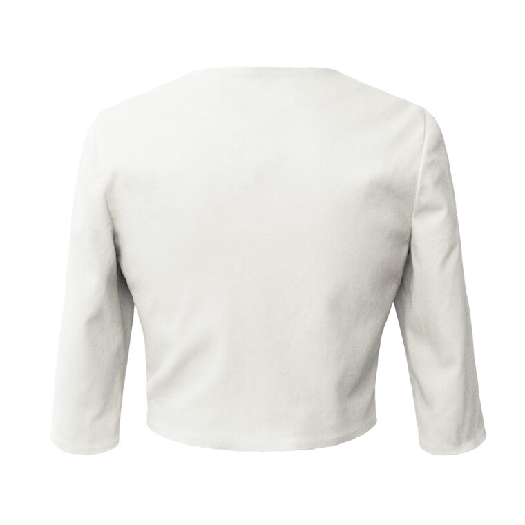 Cropped Leather Cardigan Jacket image number null