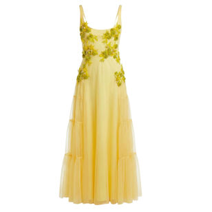 Zest Sleeveless Tulle Maxi Dress
