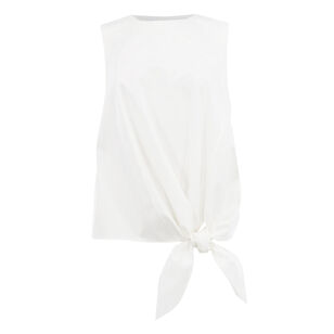 Bio Twill Sleeveless Easy Tie Top