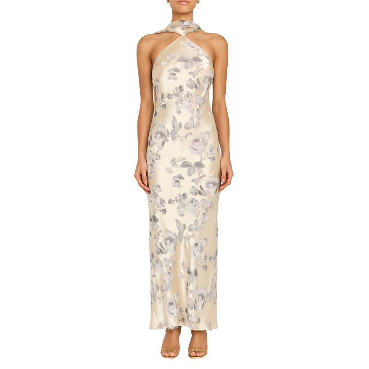Ashton Sleeveless Floral Maxi Dress image number null