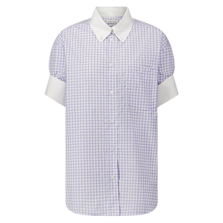 Ricka Short Sleeve Check Print Shirt image number null