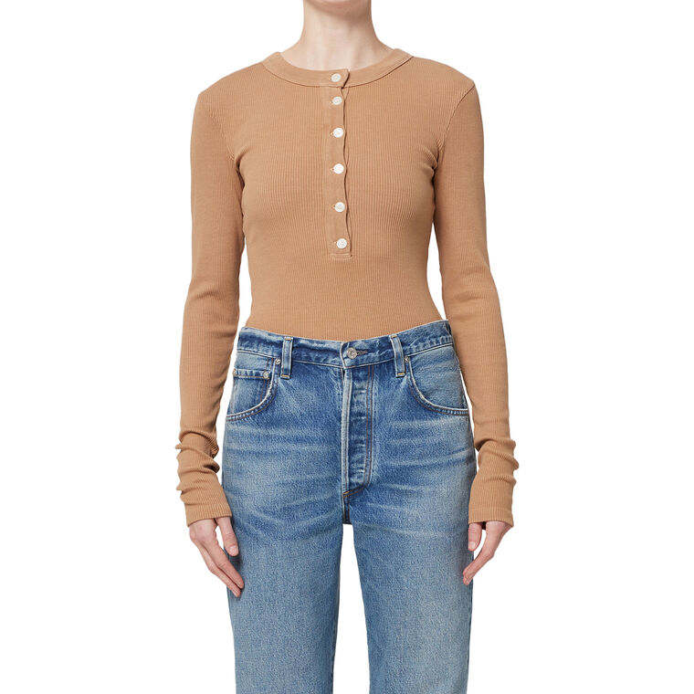 Varra Long Sleeve Henley Top image number null