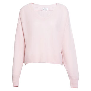 Audrey Long Sleeve Cashmere V-Neck Sweater