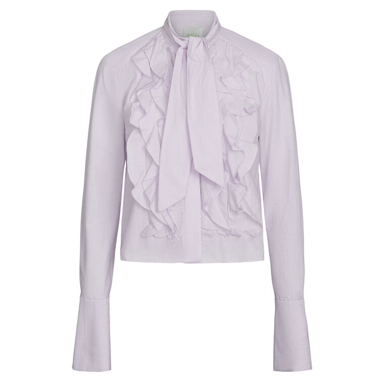 Patti Long Sleeve Blouse With Tie image number null