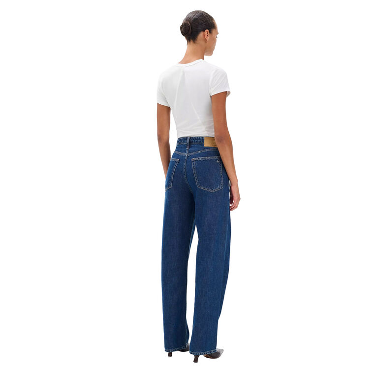 Logan Mid Rise Wide Leg Jean image number null