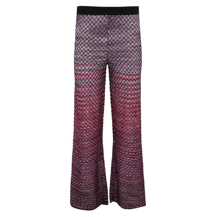 Sequined Wide-Leg Pant image number null
