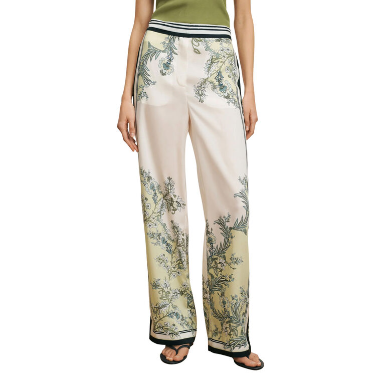 Grigore High-Rise Floral Wide-Leg Pant image number null