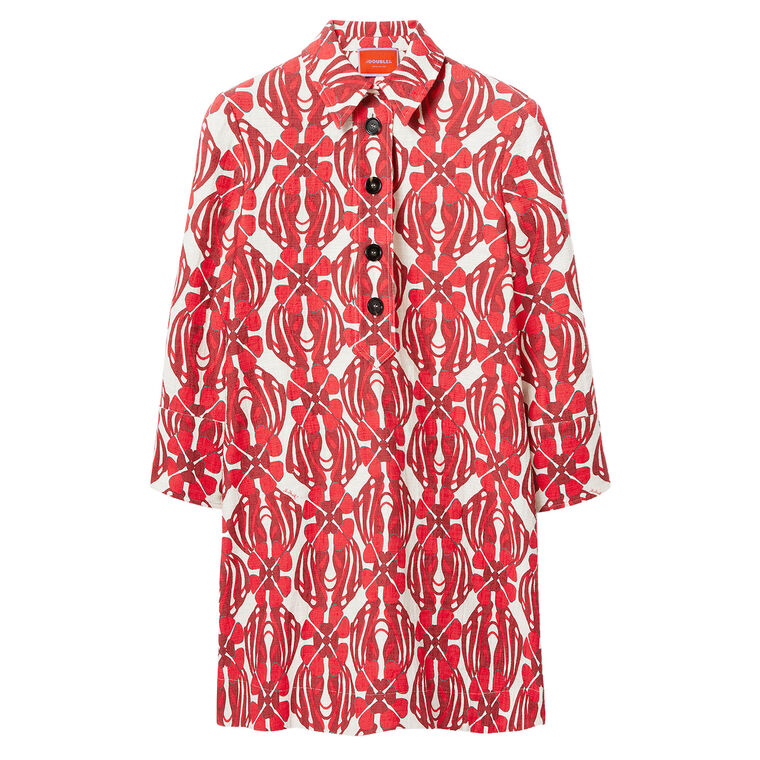 Short Artemis Button Down Dress image number null