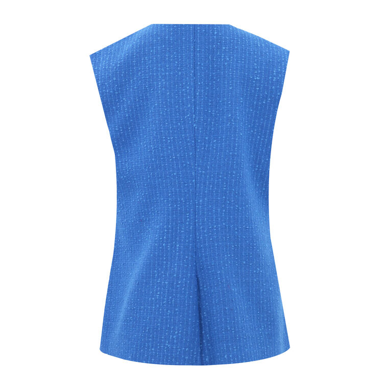 Tamara Tailored Cotton-Blend Tweed Vest image number null