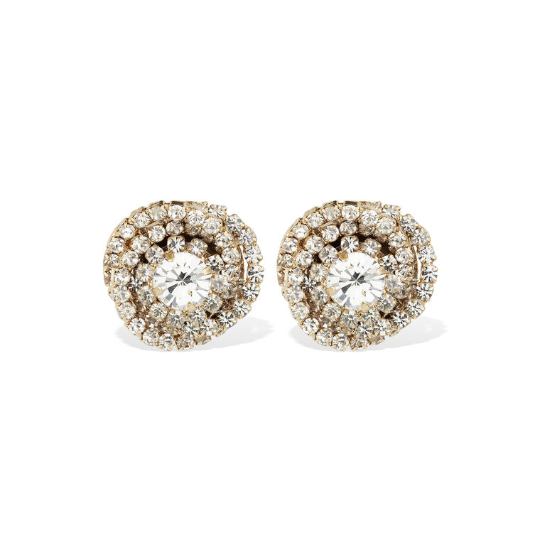 Atika Strass Stud Earrings image number null