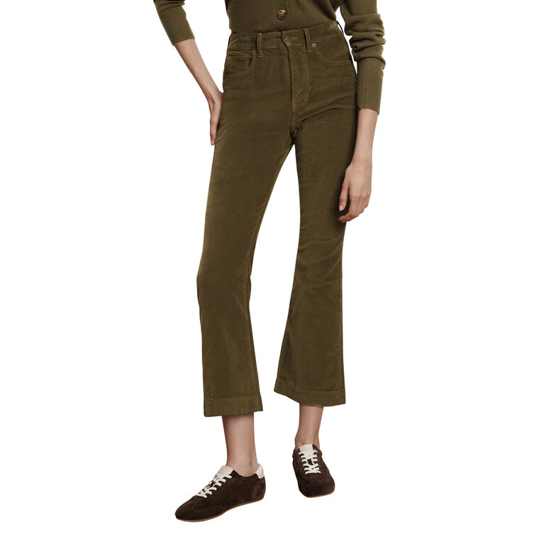 Carson Corduroy Kick-Flare Pant image number null