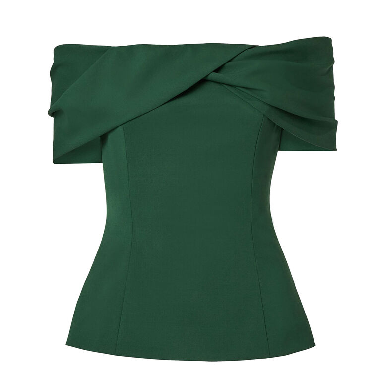 Off-The-Shoulder Draped Top image number null