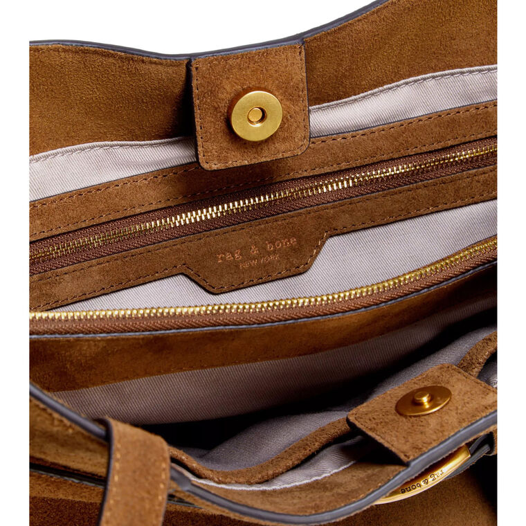 Lexington Large Suede Tote Bag image number null