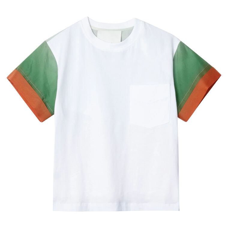 Short Sleeve T-Shirt In Ombre Voile Combo image number null