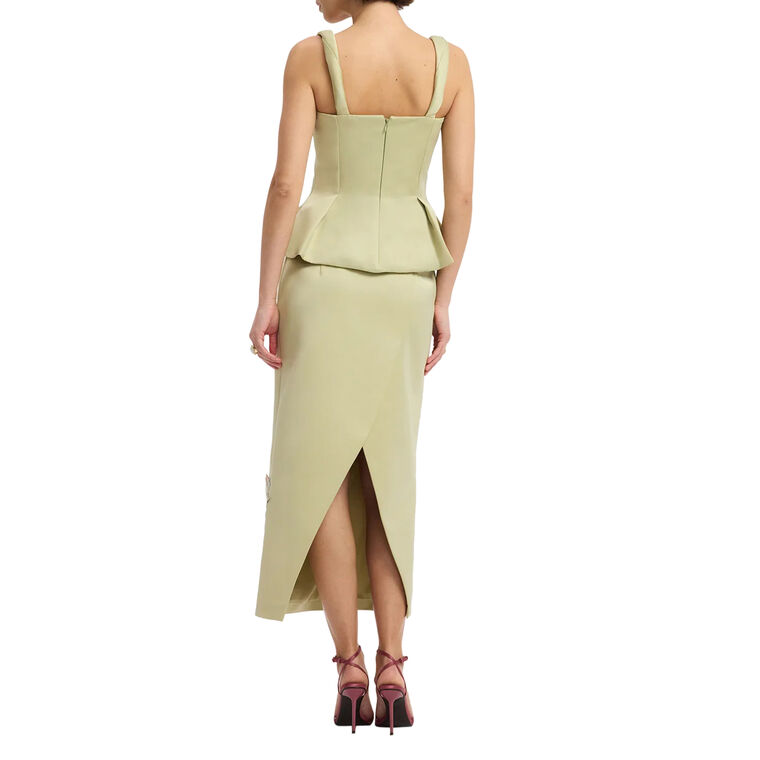 Quinn Embroidered Midi Skirt image number null