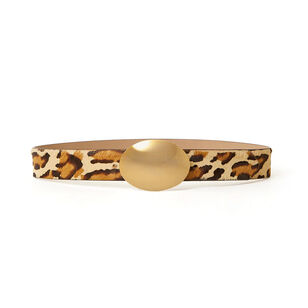 Julian Calf-Hair Leather Belt