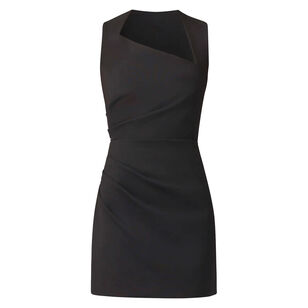 Alina Sleeveless Asymmetrical Mini Dress