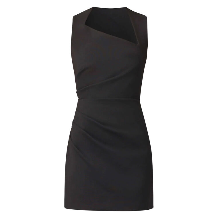 Alina Sleeveless Asymmetrical Mini Dress image number null