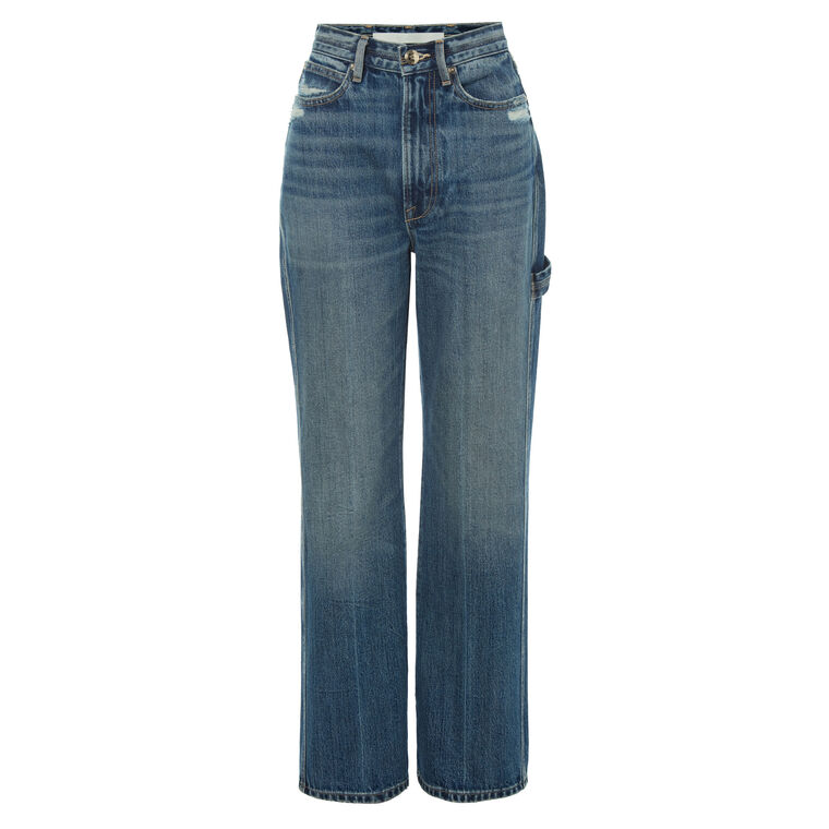 The Quinn High Rise Straight-Leg Jean image number null