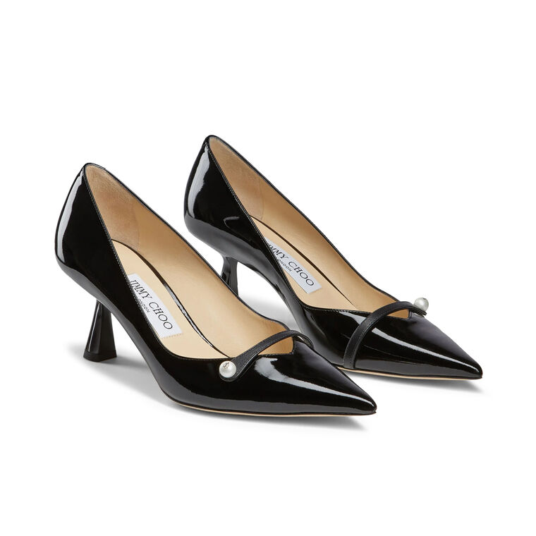 Rosalia 65mm Pearly-Strap Pointed Toe Pump image number null
