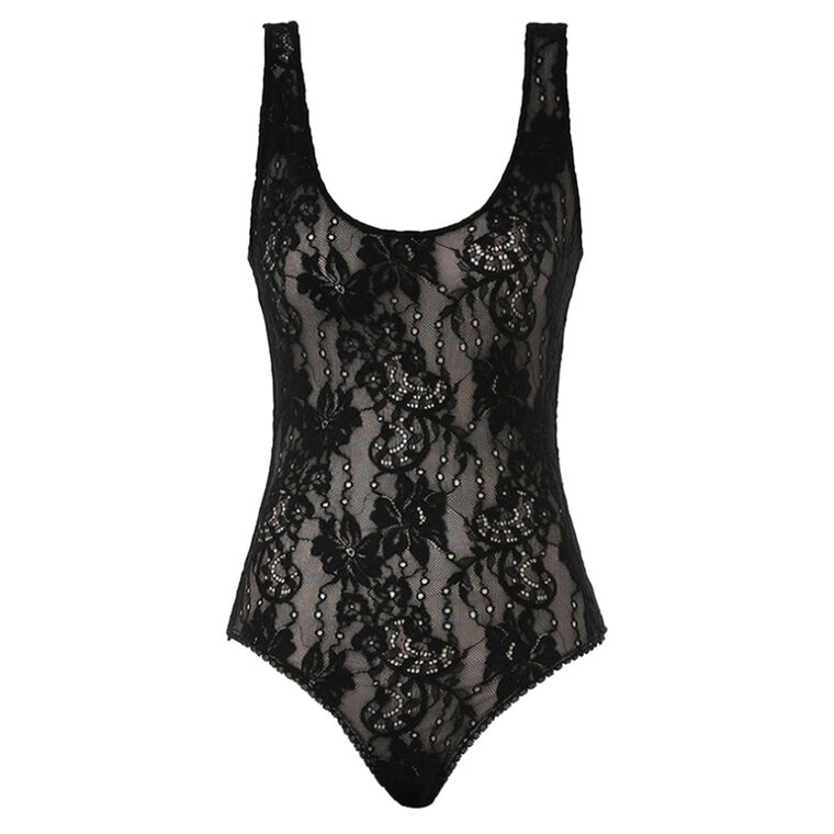 Lace Sleeveless Scoop Neck Body Suit image number null
