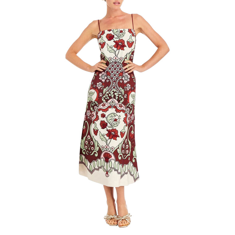 Tropez Sleeveless Reversible Midi Dress image number null