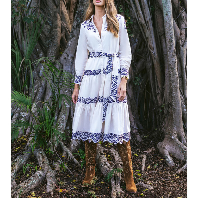 Molly Long Sleeve Midi Dress image number null