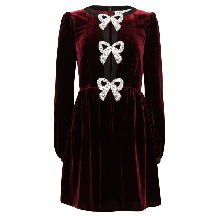 Camille Bows Mini Dress image number null