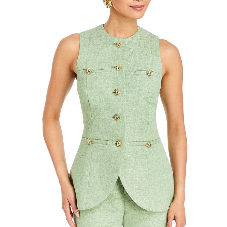 Claudia Tweed Vest Top image number null