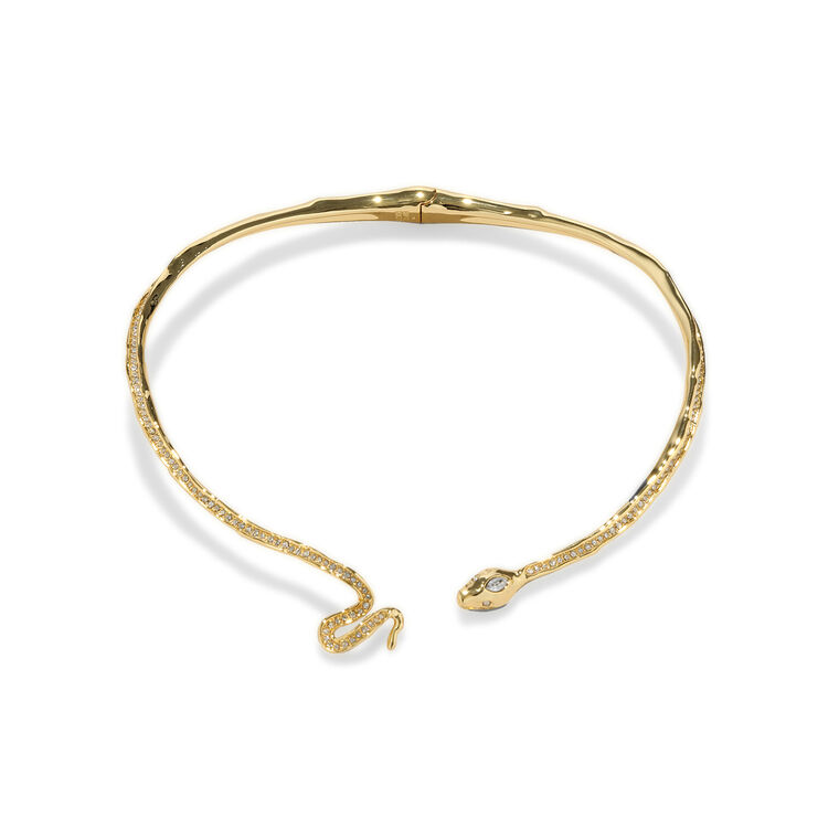 Serpent Skinny Collar Necklace image number null