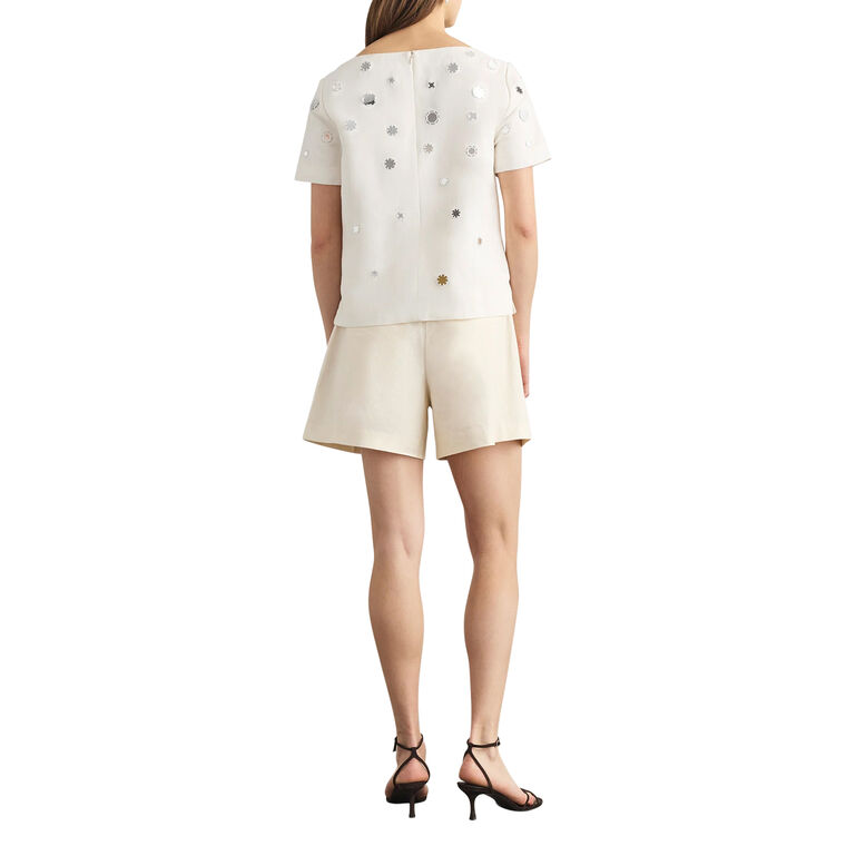 Eden Short Sleeve Mirror Detail Top image number null