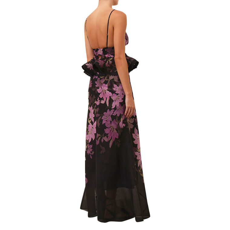 Dawning Ruffle Maxi Slip Dress image number null