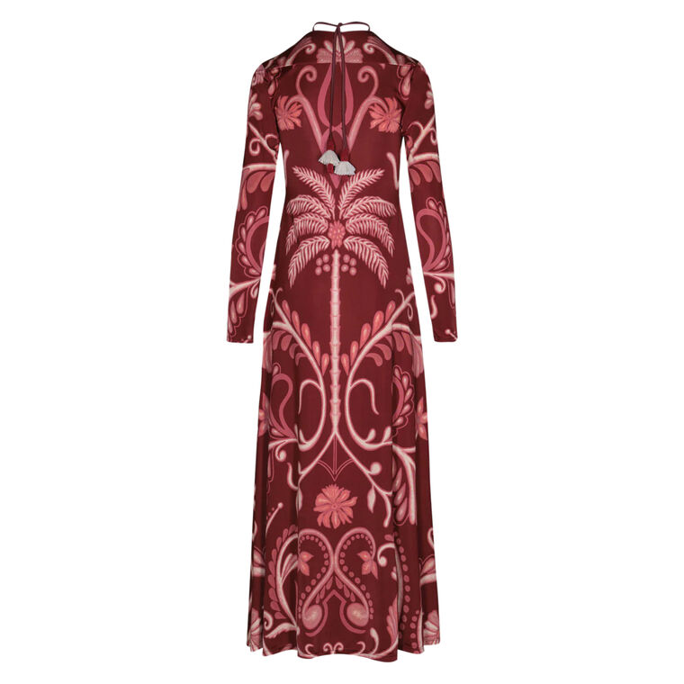 Festive Performance Long Sleeve Ankle Dress image number null