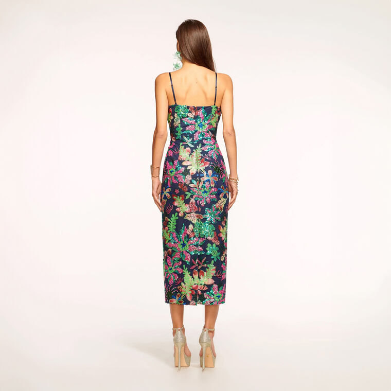 Ari Sequin Midi Dress image number null