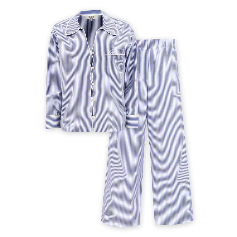 Farrington Sleepwear Scallop Pajama Set image number null