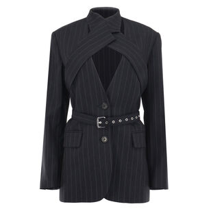 Harness Tailored Pinstripe Blazer
