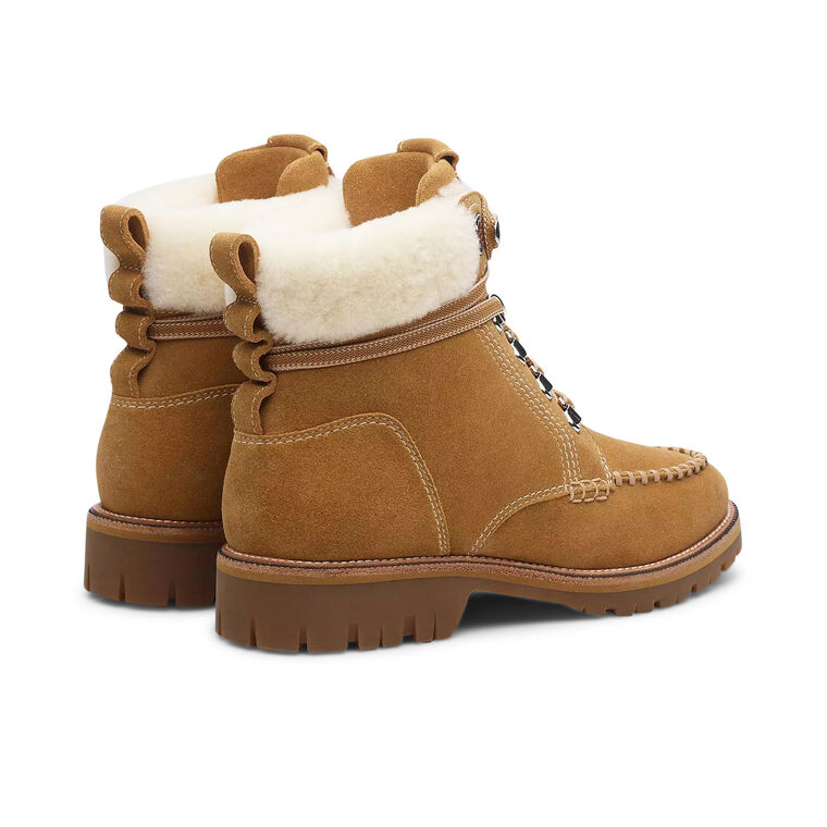 Cameron Suede Shearling Hiking Boot image number null