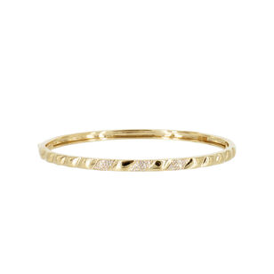 Andrata Swirl Diamond Bangle