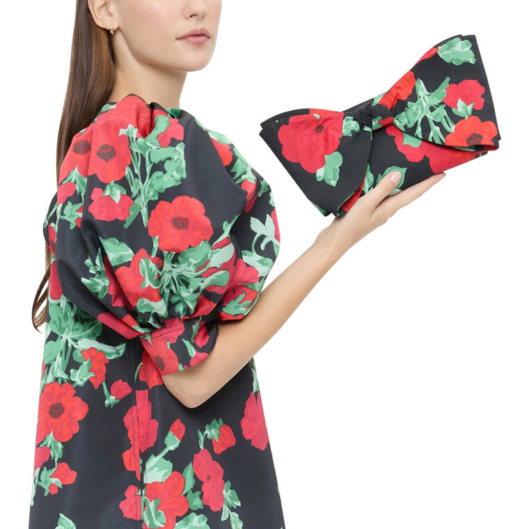 Valerie Floral Bow Shoulder Bag image number null