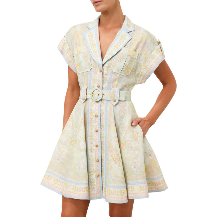 date party mini dress Short A-Line Party Dress with Strappy Open Back Blush / 2XLarge