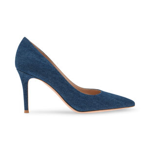 Gianvito 85mm Denim Pump