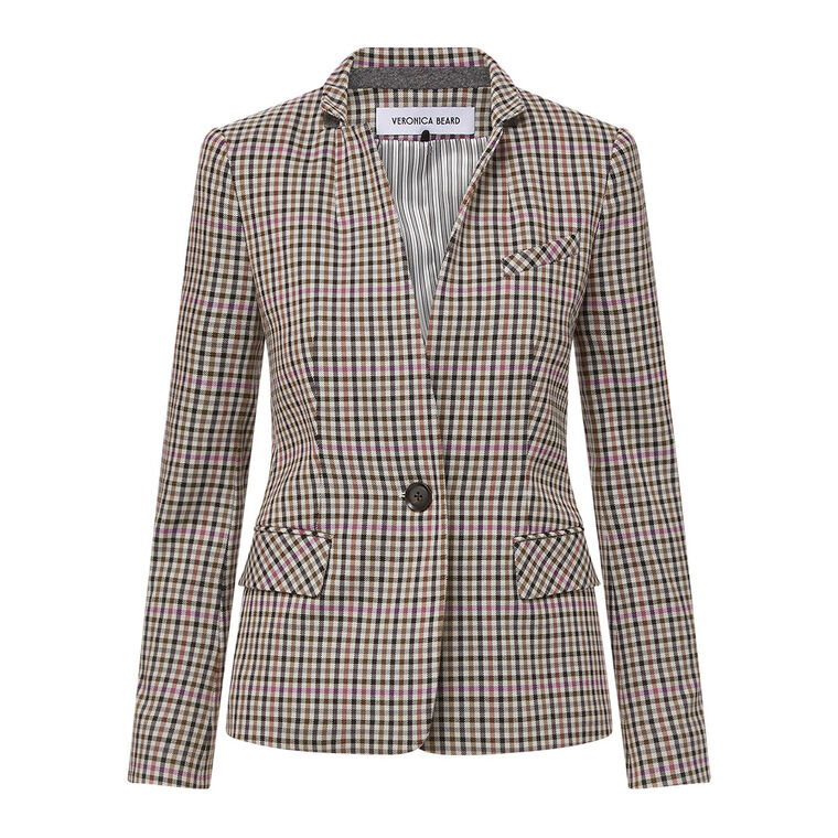 Katie Plaid Dickey Jacket image number null