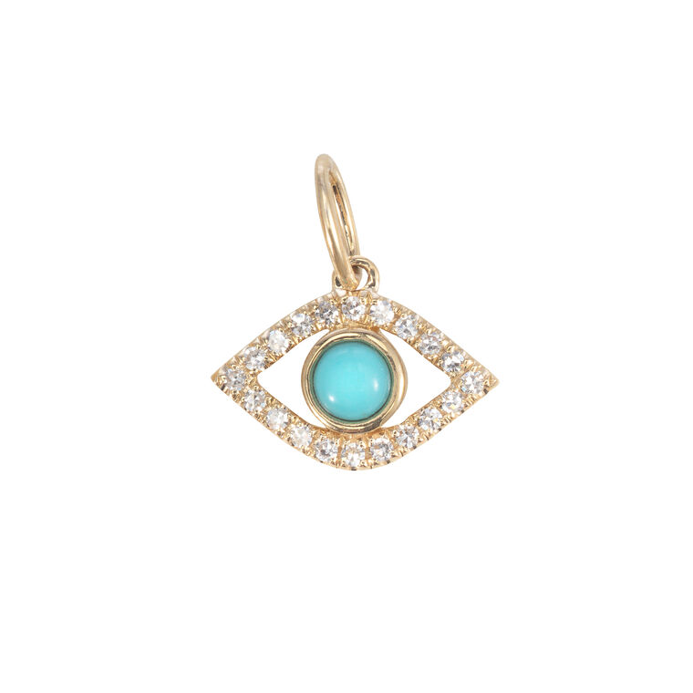 Turquoise Evil Eye Charm image number null